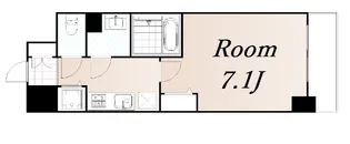 アドバンス西梅田グルーブ【6階】の間取り