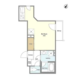 blanc marie【3階】の間取り