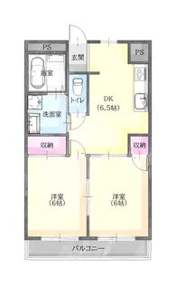 ベルジーク北浜【5階】の間取り