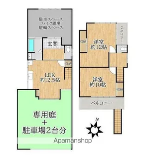 千葉県柏市新逆井1【一戸建】の間取り