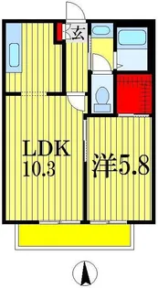 ドリームパレス蘇我【1階】の間取り