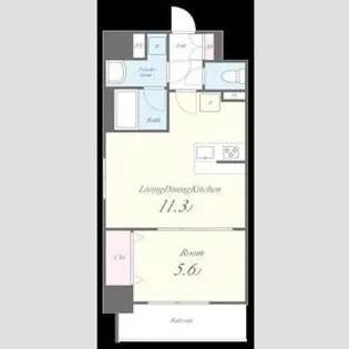 愛知県名古屋市中村区畑江通3【マンション】の間取り