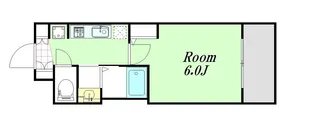 エステムコート新大阪XVフロウ【2階】の間取り