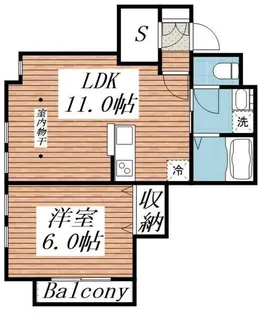 Esperanza戸越【2階】の間取り