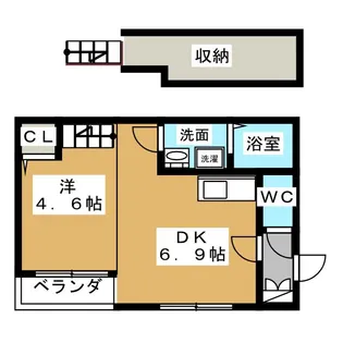 Le Ciel 大秋町【1階】の間取り