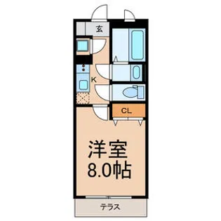 グランメゾン志津【1階】の間取り