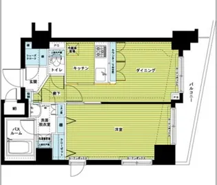 東京都中央区日本橋浜町1【マンション】の間取り