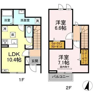 神奈川県横浜市都筑区荏田東4【一戸建】の間取り