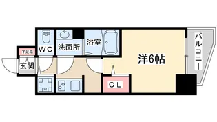 プレサンス天満橋チエロ【2階】の間取り