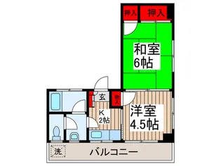 第一共和マンション【1階】の間取り