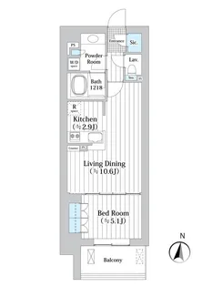 アビティグランデ砧 B棟【4階】の間取り