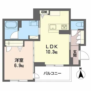 SONORITE VILLA【3階】の間取り