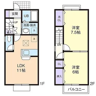 Rainbow Bの間取り
