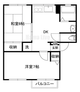 ベルナール【2階】の間取り