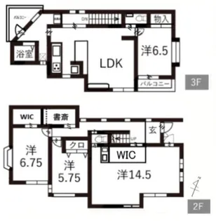 ステージK【2階】の間取り
