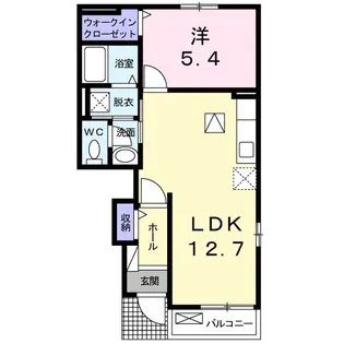 ピオニ- サワグチ【1階】の間取り