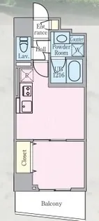 リックアート東陽【2階】の間取り