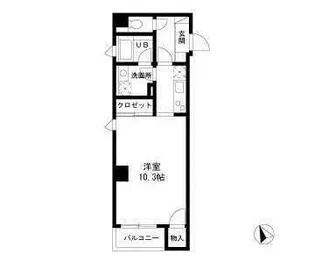 セントレジスM【2階】の間取り