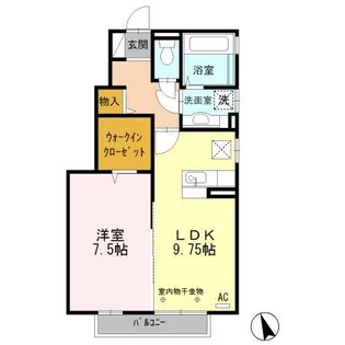 ルナピエナ【1階】の間取り