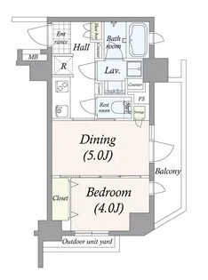 日神デュオステージ板橋【9階】の間取り