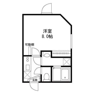 ピークヴィレ青井【1階】の間取り