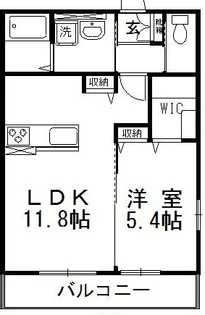 プレッソリーバ【2階】の間取り