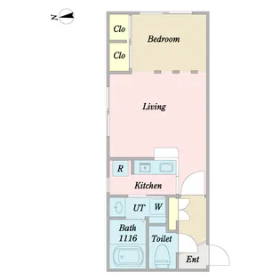 MODULOR池袋西【4階】の間取り