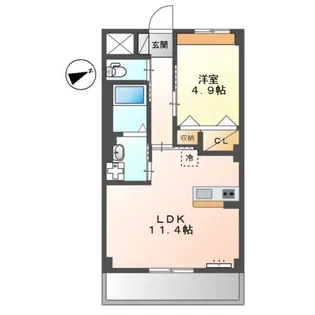 Casa Konforto【2階】の間取り
