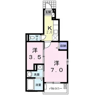 belle・88【1階】の間取り