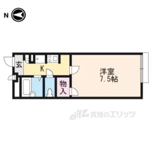 レオパレスメゾン名坂【2階】の間取り