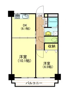 モルティ【2階】の間取り