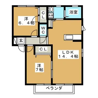 MastTown松岡3 S【1階】の間取り