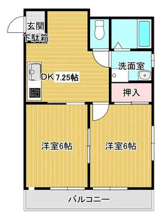 KEIYO東根(駅迄徒歩1分)【3階】の間取り