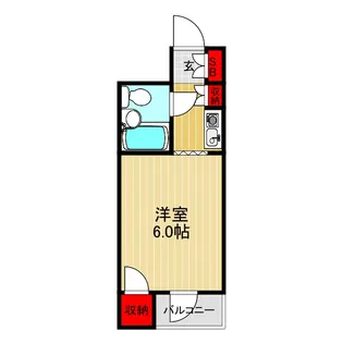 キャッスルマンション西川口駅前【7階】の間取り