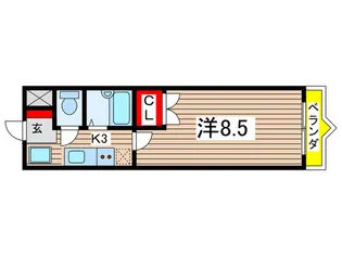 コンフォート祇園【3階】の間取り