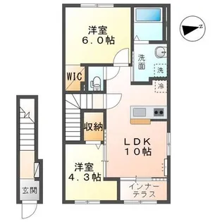 ルミナス(ほたるの)【2階】の間取り