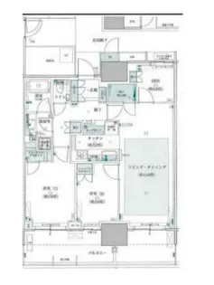 ベイズタワー&ガーデン【27階】の間取り