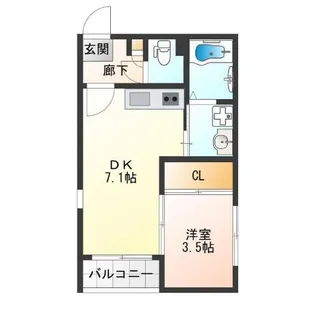 Haq Terrace【3階】の間取り