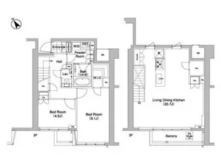 代官山BLESSの間取り