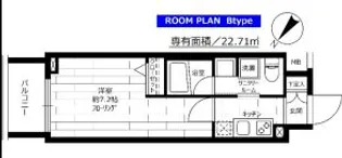グランドコンシェルジュ蒲田【7階】の間取り