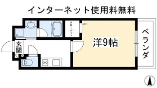 Elan Manoir 一乗寺【2階】の間取り