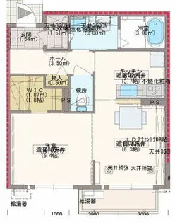 メゾン・ウルーズ【1階】の間取り