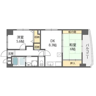 ラ・ティエラ【2階】の間取り