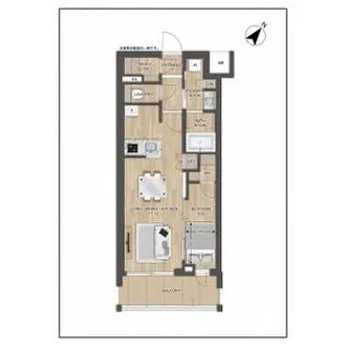 プレディアコート大森山王【6階】の間取り