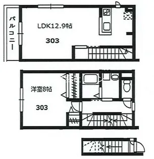 Fiore尾久【3階】の間取り