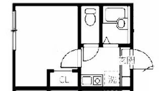 セシリア扇大橋【1階】の間取り