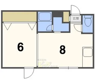 ラフィーネ南郷【4階】の間取り