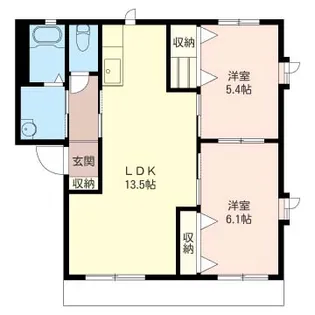 ANNEX・K【1階】の間取り