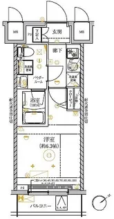 RELUXIA GRANDE 横濱吉野町【2階】の間取り