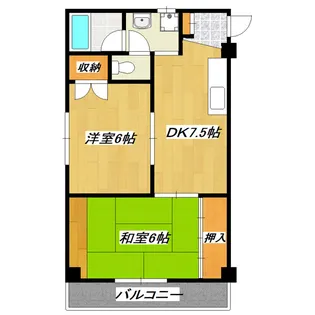 カーサ小岩【2階】の間取り